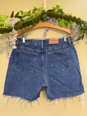 VTG Riders Butt Detail Cutoff Mom Shorts, size 34/35" waist